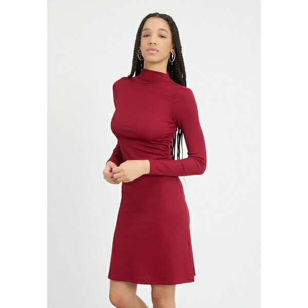 イーブン アンド オド レディース ワンピース トップス Jersey dress - bordeaux