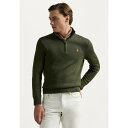 ラルフローレン メンズ ニット&セーター アウター COTTON QUARTER ZIP SWEATER - Jumper - new olive