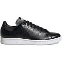 adidas アディダス レディース スニーカー 【adidas Stan Smith】 サイズ US_6W(23cm) Cracked Leather Black Gold (Women 039 s)