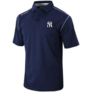 ӥ  ݥ ȥåץ New York Yankees Columbia OmniWick Shotgun Polo Navy