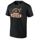 ファナティクス メンズ Tシャツ トップス Clemson Tigers Fanatics Branded 2024 NCAA Men 039 s Basketball Tournament March Madness Sweet Sixteen Defensive Stance T Shirt Black