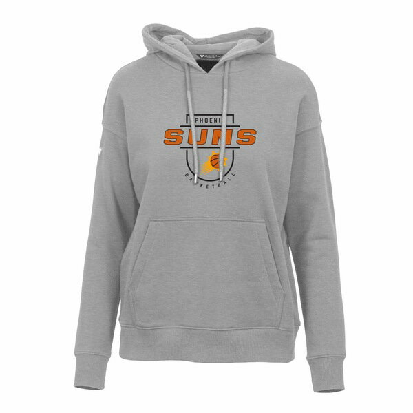 レベルウェア レディース ジャケット＆ブルゾン アウター Phoenix Suns Levelwear Women's Adorn In The Key Pullover Hoodie Gray