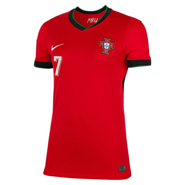 ナイキ レディース ユニフォーム トップス Cristiano Ronaldo Portugal National Team Nike Women 039 s 2024 Home Replica Jersey Red