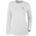 コロンビア レディース パーカー・スウェットシャツ アウター Tennessee Volunteers Columbia Women's OmniWick Shotgun Long Sleeve TShirt White