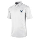 RrA Y |Vc gbvX New York Yankees Columbia OmniWick Shotgun Polo White