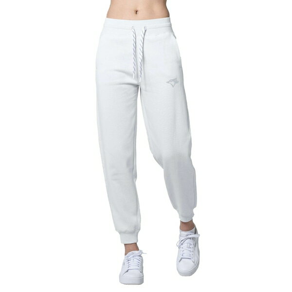 レベルウェア レディース カジュアルパンツ ボトムス Toronto Blue Jays Levelwear Women's Gardinia Core Sweatpants White 1