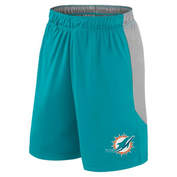 ファナティクス メンズ Tシャツ トップス Miami Dolphins Fanatics Branded Big & Tall Team Logo Shorts Aqua