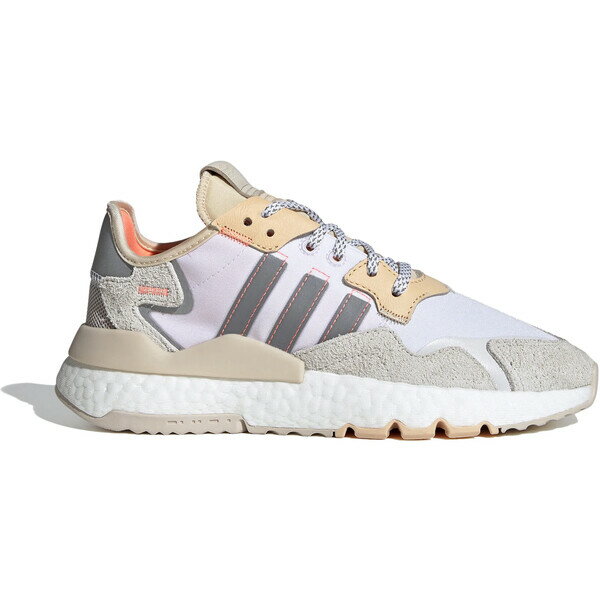 adidas ǥ ǥ ˡ adidas Nite Jogger  US_8W(25cm) White Glow Orange (Women's)