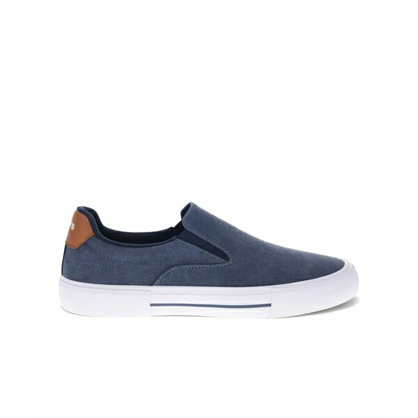 楽天astyリーバイス メンズ スニーカー シューズ Men's Wes Comfort Slip On Sneakers Navy, Tan