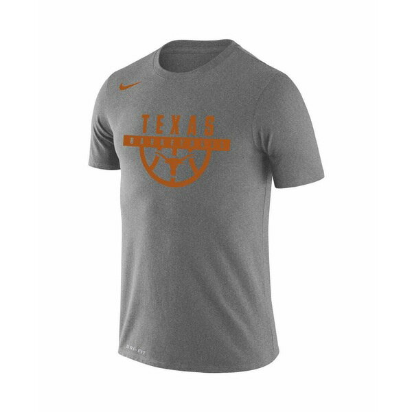 ナイキ レディース Tシャツ トップス Men's Gray Texas Longhorns Basketball Drop Legend Performance T-shirt Gray