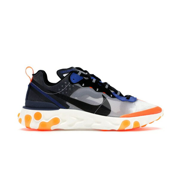 Nike ナイキ メンズ スニーカー 【Nike React Element 87 Thunder Blue/Total Orange】 サイズ US_M_15 Wolf Grey/Black-Thunder Blue