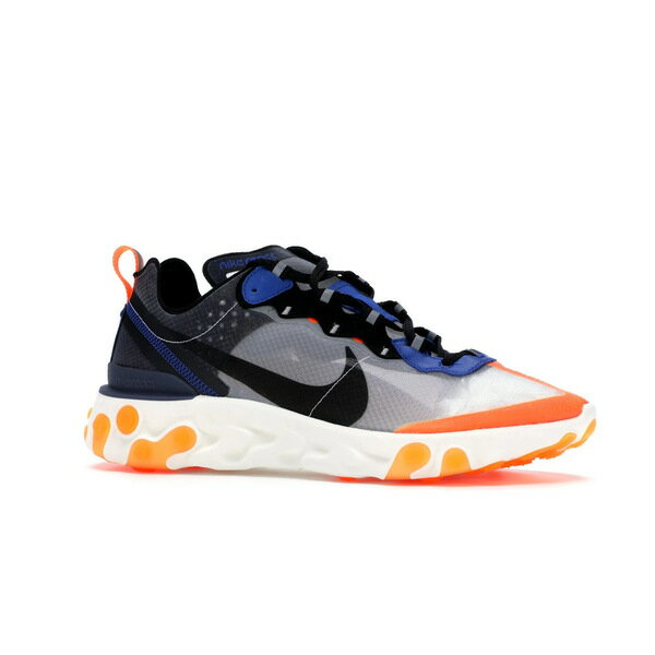 Nike ナイキ メンズ スニーカー 【Nike React Element 87 Thunder Blue/Total Orange】 サイズ US_M_15 Wolf Grey/Black-Thunder Blue