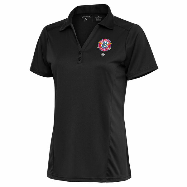 アンティグア レディース ポロシャツ トップス Memphis Red Sox Antigua Women's Tribute Polo Charcoal