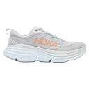 ホカオネオネ レディース ランニング スポーツ HOKA Women's Bondi 8 Running Shoes Light Grey