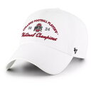 フォーティーセブン レディース 帽子 アクセサリー '47 Adult 2024-25 National Champions Ohio State Buckeyes Cleanup Hat -(4)