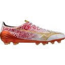 ミズノ レディース サッカー スポーツ Mizuno Alpha Japan SR4 FG Soccer Cleats White/Red