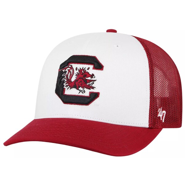 フォーティーセブン レディース 帽子 アクセサリー '47 Adult South Carolina Gamecocks Razor Red Freshman Trucker Adjustable Hat -