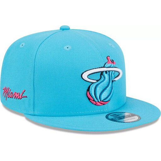ニューエラ メンズ 帽子 アクセサリー New Era Adult 2024-25 City Edition Vice Miami Heat Alternate 9Fifty Adjustable Hat - ニューエラ メンズ 帽子 アクセサリー New Era Adult 2024-25 City Edition Vice Miami Heat Alternate 9Fifty Adjustable Hat -