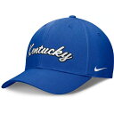 ナイキ レディース 帽子 アクセサリー Nike Men's Kentucky Wildcats Blue Script Adjustable Hat -