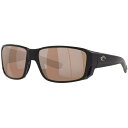 コスタデルマール メンズ サングラス・アイウェア アクセサリー Costa Del Mar Tuna Alley Sunglasses Black/Copper...