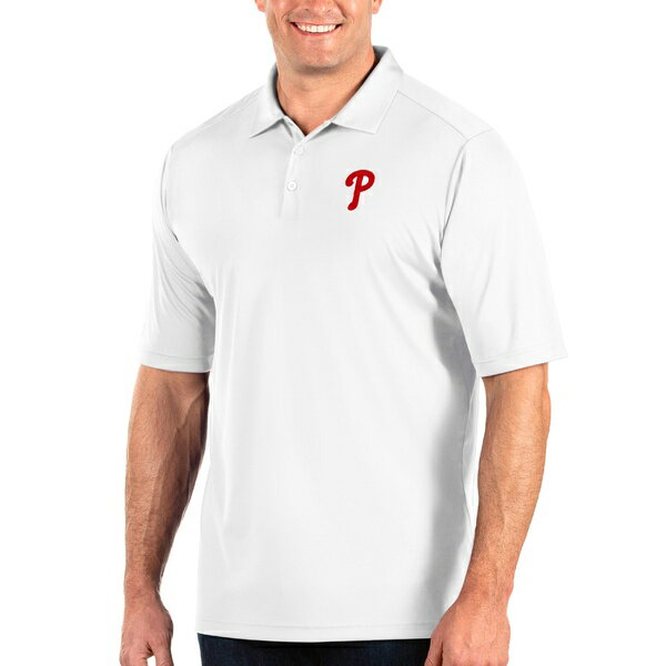 AeBOA Y |Vc gbvX Philadelphia Phillies Antigua Big & Tall Tribute Polo White