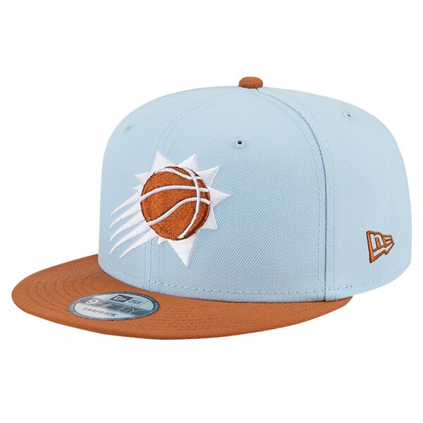 ニューエラ メンズ 帽子 アクセサリー Phoenix Suns New Era 2Tone Color Pack 9FIFTY Snapback Hat Light Blue/Brown