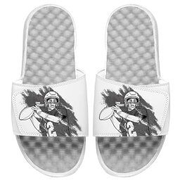 アイスライド メンズ サンダル シューズ Tom Brady NFLPA ISlide Sketch Slide Sandals White