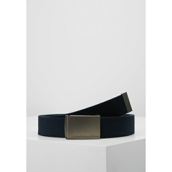 アーバン クラシックス メンズ ベルト アクセサリー SINGLE - Belt - navy/silver-coloured