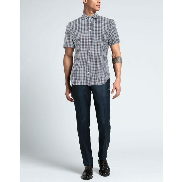 【送料無料】 フィナモレ 1925 メンズ シャツ トップス Shirts Blue