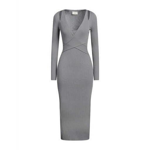 【送料無料】 ヴィコロ レディース ワンピース トップス Midi dresses Grey 【送料無料】 ヴィコロ レディース ワンピース トップス Midi dresses Grey