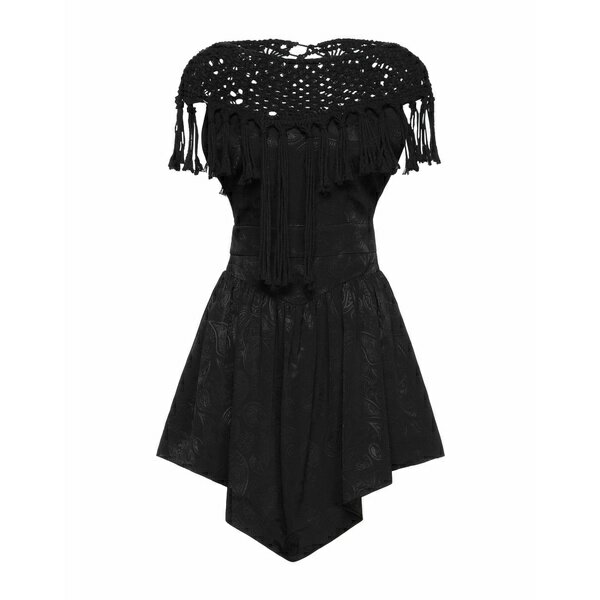 【送料無料】 ジジル レディース ワンピース トップス Mini dresses Black