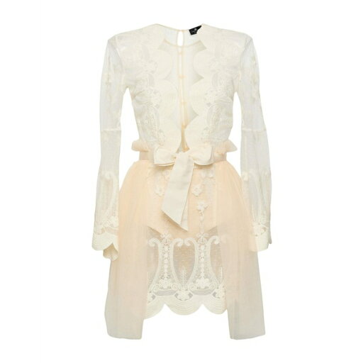 【送料無料】 エリザベスフランキ レディース ワンピース トップス Mini dresses White 【送料無料】 エリザベスフランキ レディース ワンピース トップス Mini dresses White