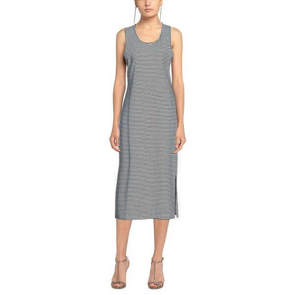 【送料無料】 ミスター マッシモ レベッキ レディース ワンピース トップス Midi dresses Black