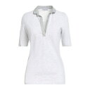 【送料無料】 グランサッソ レディース Tシャツ トップス Polo shirts Grey(4)