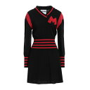 【送料無料】 モスキーノ レディース ワンピース トップス Mini dresses Black
