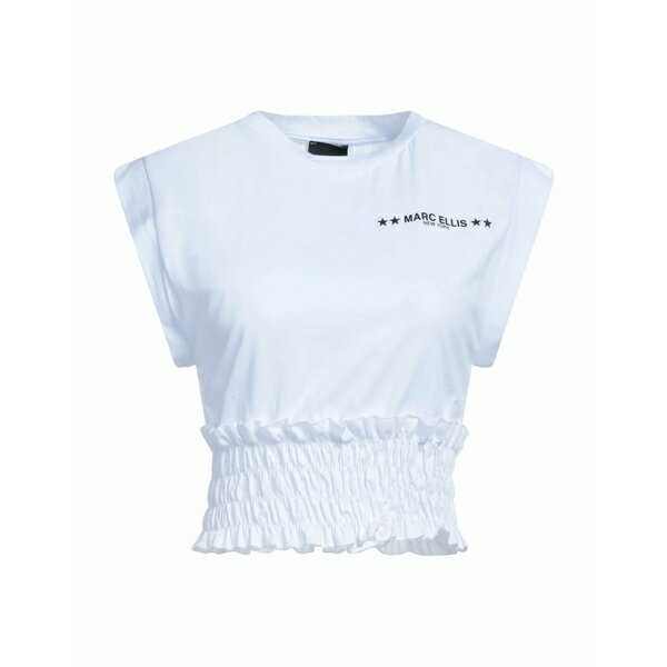 【送料無料】 マークエリス レディース Tシャツ トップス Tops White(4)