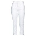 【送料無料】 セミクチュール レディース デニムパンツ ボトムス Jeans White|詳細画像