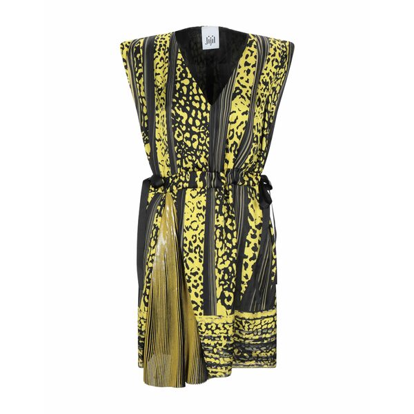 【送料無料】 ジジル レディース ワンピース トップス Mini dresses Yellow