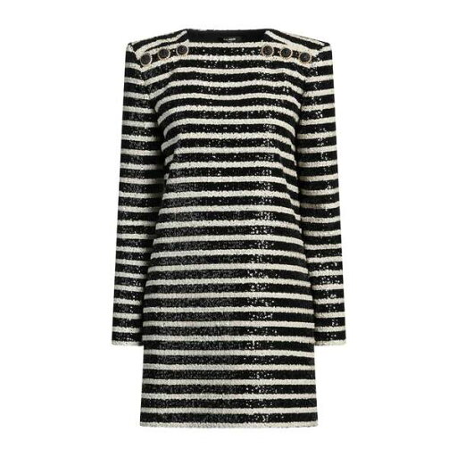 【送料無料】 バルマン レディース ワンピース トップス Mini dresses Black 【送料無料】 バルマン レディース ワンピース トップス Mini dresses Black