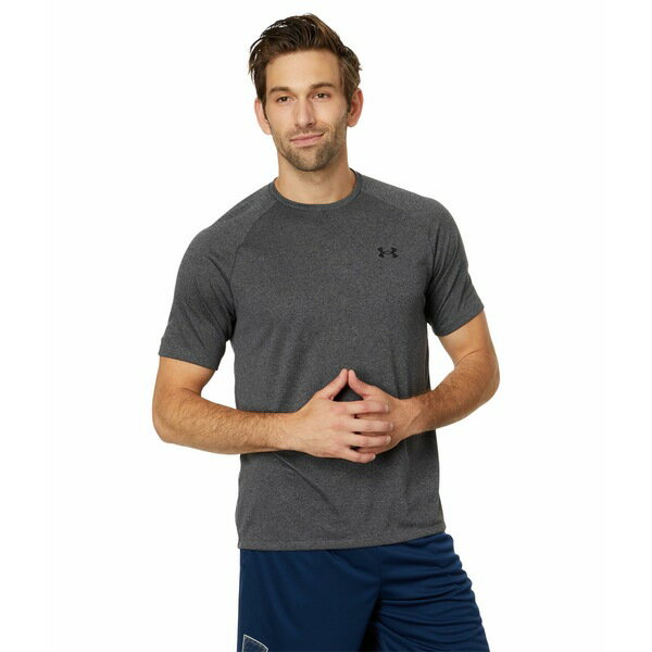 ޡ   ȥåץ UA Tech 2.0 Short Sleeve Tee Carbon Heather/Blac...
