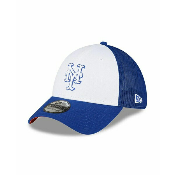 j[G fB[X Xq ANZT[ Men's Royal, White New York Mets 2023 On-Field Batting Practice 39THIRTY Flex Hat Royal, White