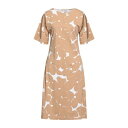 NI ニー ワンピース トップス レディース Midi dresses Camel