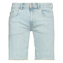 【送料無料】 レボリューション メンズ デニムパンツ ボトムス Denim shorts Blue(4)