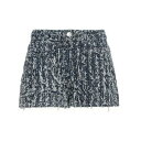【送料無料】 ツインセット レディース デニムパンツ ボトムス Denim shorts Blue