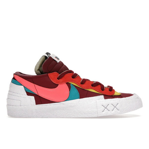 Nike ナイキ メンズ スニーカー 【Nike Blazer Low sacai KAWS Red】 サイズ US_6.5(24.5cm) Team Red/Orange-Pink-Blue