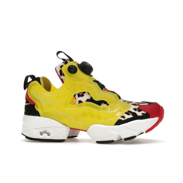Reebok リーボック メンズ スニーカー 【Reebok Instapump Fury atmos Citron Animal】 サイズ US_7(25.0cm) Citron/Black-Red-White