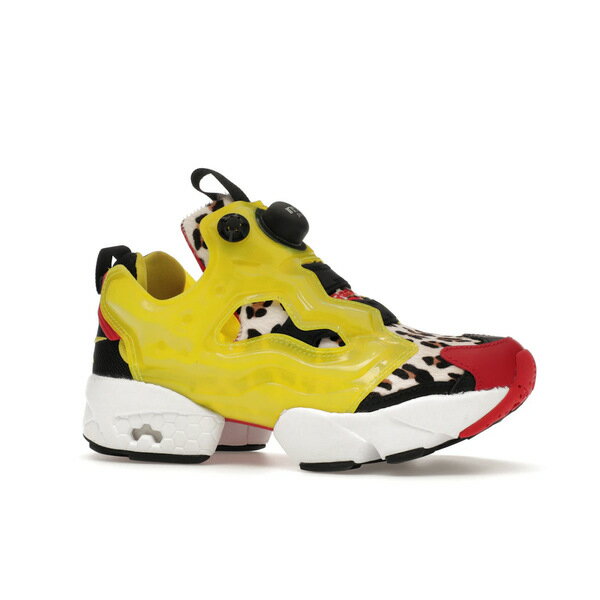 Reebok リーボック メンズ スニーカー 【Reebok Instapump Fury atmos Citron Animal】 サイズ US_7(25.0cm) Citron/Black-Red-White