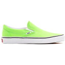 Vans バンズ メンズ スニーカー 【Vans Classic Slip-On Neon Green Gecko】 サイズ US_M_13 Green Gecko/White(4)