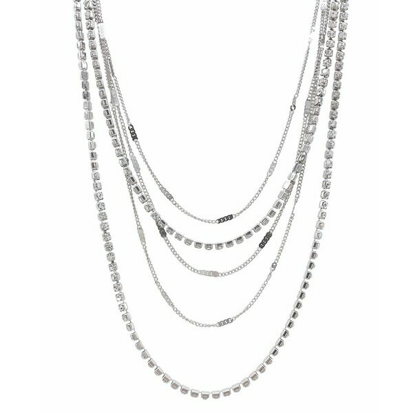 ɥ˥ ǥ ͥå쥹硼ڥȥȥå ꡼ Silver-Tone Plated Layered Necklace Set Silver