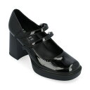 ジャーニーコレクション レディース パンプス シューズ Women 039 s Shasta Platform Heels Black